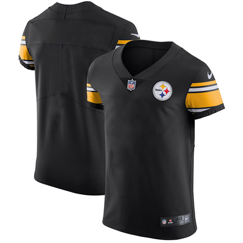 Nike Steelers Blank Black Team Color Men's Stitched NFL Vapor Untouchable Elite Jersey - Click Image to Close